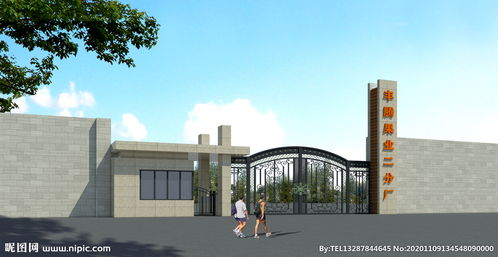 現(xiàn)代工廠大門建筑設(shè)計案例及效果圖制作要點